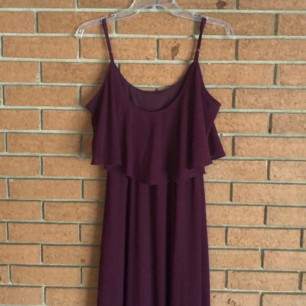 🍇SHOW ME YOUR MUMU🍇CAITLIN RUFFLE MAXI DRESS🍇 - Picture 9 of 9